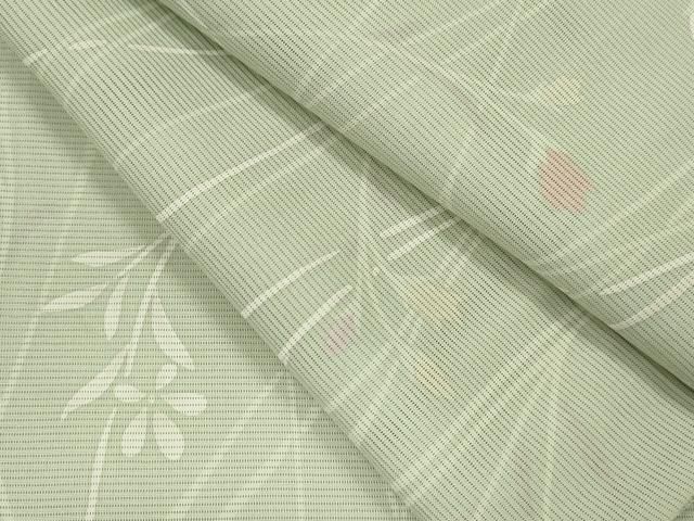 平和屋着物＊夏物　小紋　絽　草花文　正絹　逸品　CABJ2563ze 9,100円