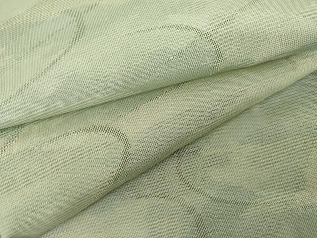 平和屋着物＊夏物　小紋　流水紋紗　正絹　逸品　AABK3462cs