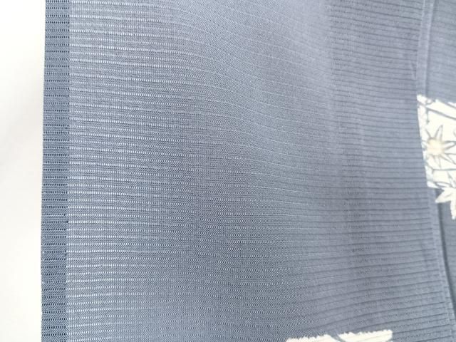 平和屋着物＊夏物　小紋　絽　型染め　色紙草花文　正絹　逸品　CABJ4130xi