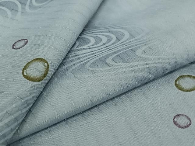 平和屋着物▽小紋　単衣　流水文　洗える着物　AABK3598jh 7,488円