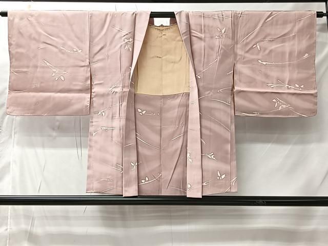 平和屋着物＃長羽織　舞蝶文　暈し染め　正絹　逸品　未使用　CABI9451ua
