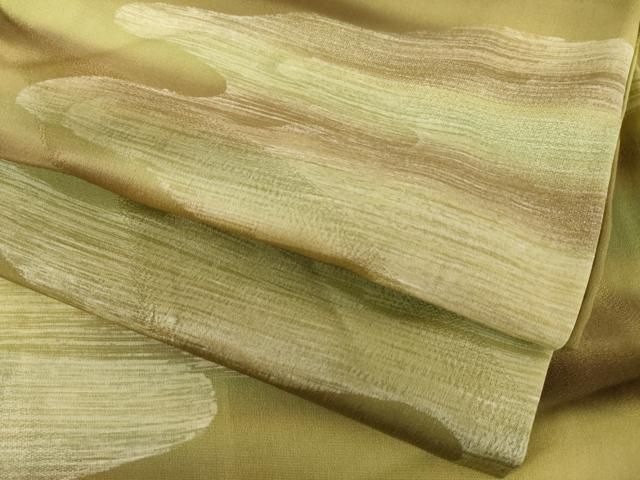 平和屋着物●上質な小紋 雲重ね文 正絹 逸品 AABK3333ck