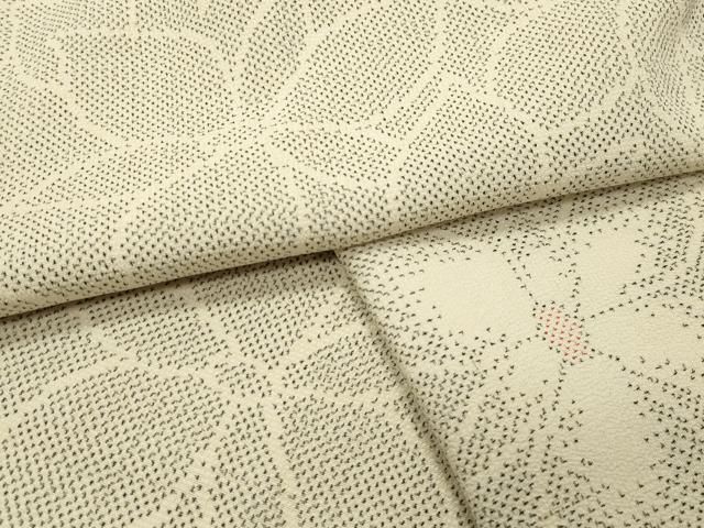平和屋着物●本塩沢　舞花文　正絹　逸品　CABI0611gh 29,250円