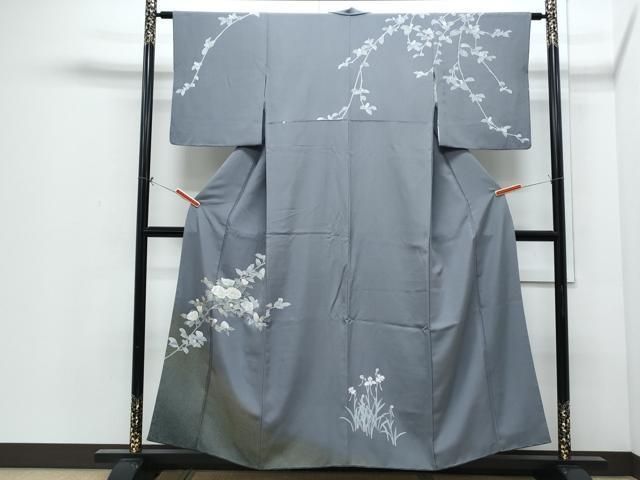 平和屋着物●訪問着　友禅　枝花文　暈し染め　正絹　逸品　CABI1251th 23,088円
