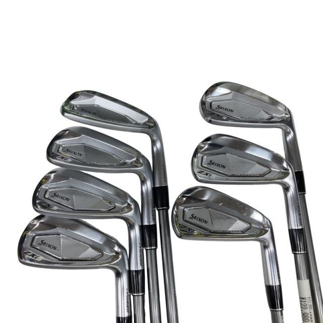 【中古】 ダンロップ SRIXON ZXi5 8S アイアンセット IR 純正特注シャフト (フレックスS) メンズ 男性用 右利き 右用 Cランク ゴルフクラブ
