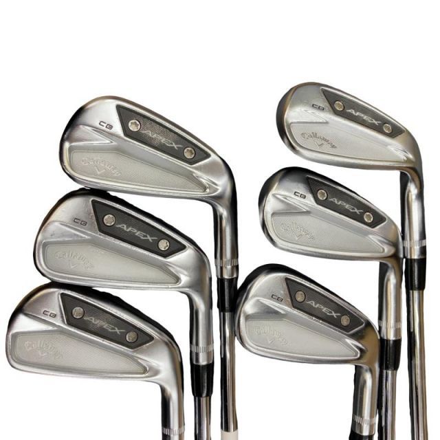 【中古】 キャロウェイ APEX CB(2024) 6S アイアンセット IR Dynamic Gold MID 115 (フレックスS) メンズ 男性用 右利き 右用 Cランク ゴルフクラブ 48,913円
