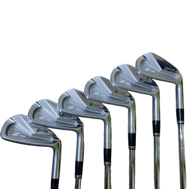 【中古】 ダンロップ SRIXON Z745 6S アイアンセット IR 純正特注シャフト (フレックスS) メンズ 男性用 右利き 右用 Cランク ゴルフクラブ