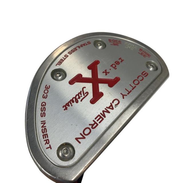 【中古】 タイトリスト SCOTTY CAMERON RED X 34インチ パター PT スチール (フレックスその他) メンズ 男性用 右利き 右用 Cランク ゴルフクラブ