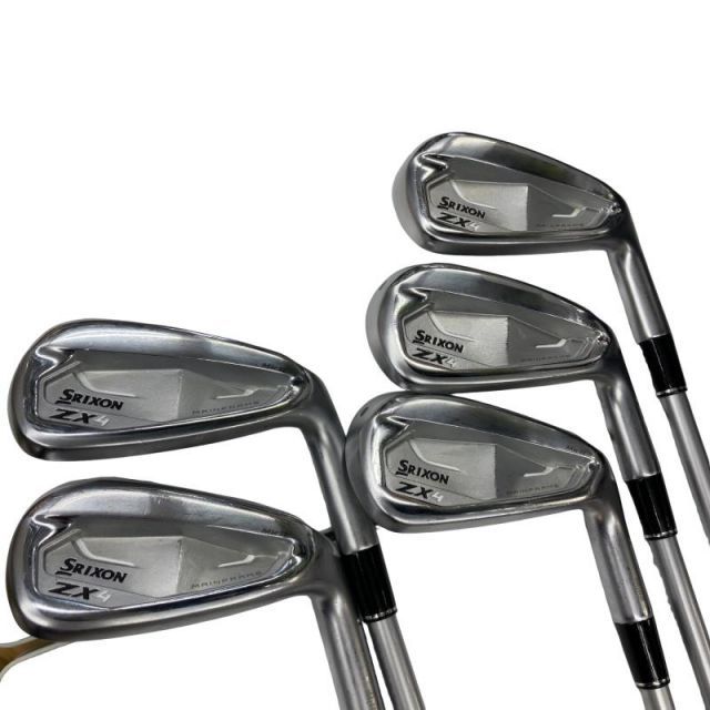 【中古】 ダンロップ SRIXON ZX4 Mk II 6S アイアンセット IR 純正特注シャフト (フレックスS) メンズ 男性用 右利き 右用 Cランク ゴルフクラブ