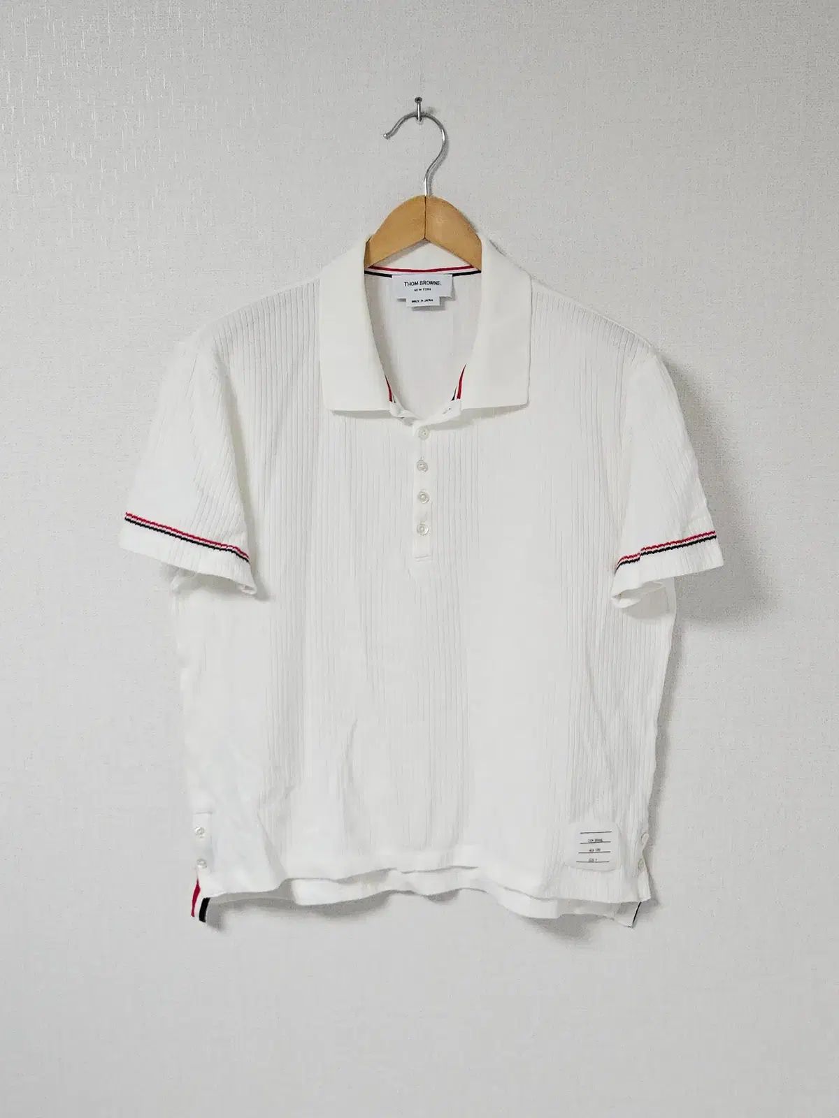 トム・ブラウン 正規品 マイクロ サーマル リップ ニット ポロ 半袖 Tシャツ カフ 4サイズ (ほぼ新品)