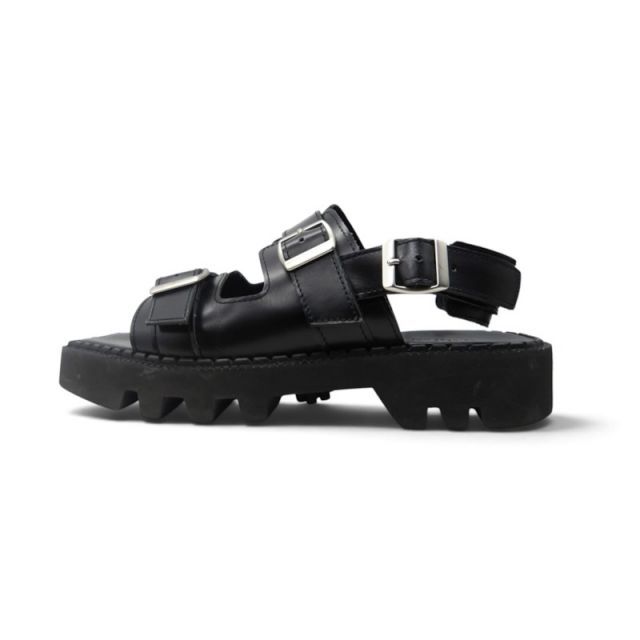 MAISON SPECIAL SPECIAL SHOES FACTORY SANDAL BLACK サイズ26.5cm 箱有 11221561202 メゾンスぺシャル スペシャルシューズファクトリー サンダル 大名店