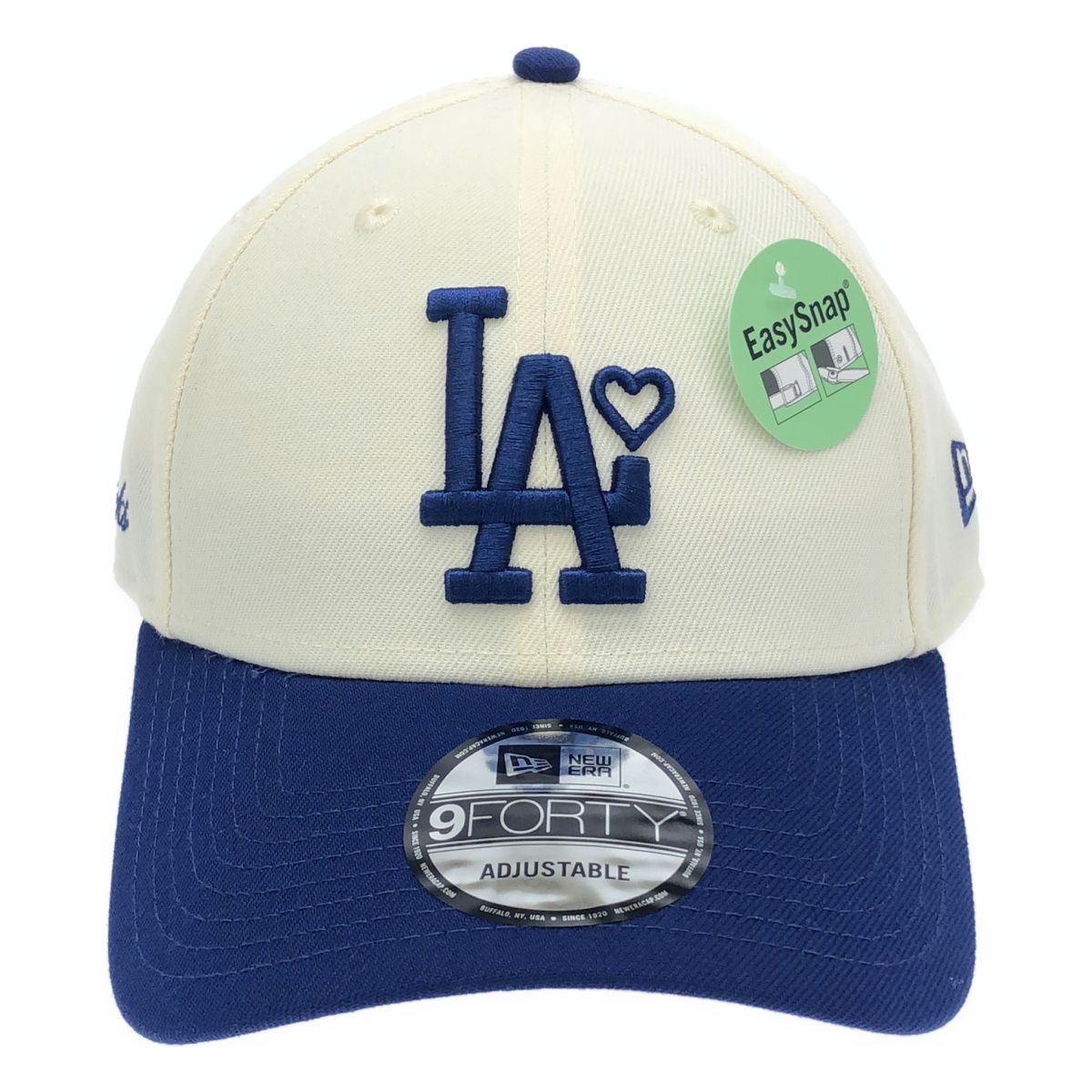 BASlCKS×NEWERA ベーシックス×ニューエラ 9FORTY Dodgers Cap キャップ ホワイト×ブルー