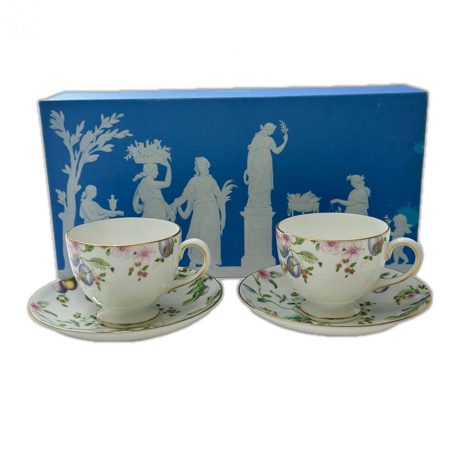 Wedgwood ウェッジウッド 洋食器 カップ&ソーサー 2Pセット SWEETPLUM