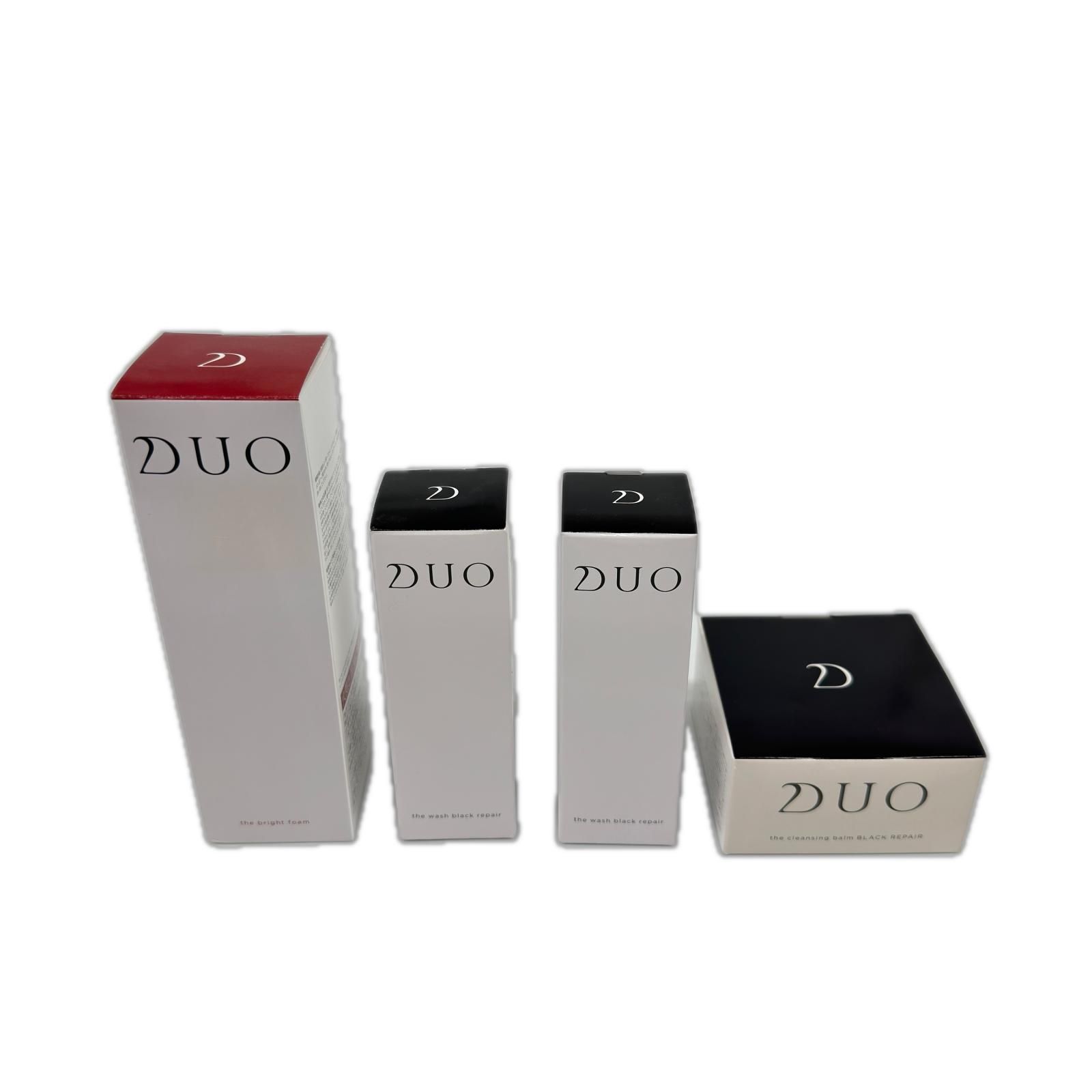 DUO デュオ ザ ウォッシュ ブラックR ブライトフォーム クレンジングバーム 洗顔パウダー4点セット 6,019円