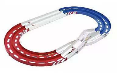 【中古】プラモデル(大型) ミニ四駆 オーバルホームサーキット 立体レーンチェンジタイプ(レッド×ブルー×ホワイト) 限定品 [94893]