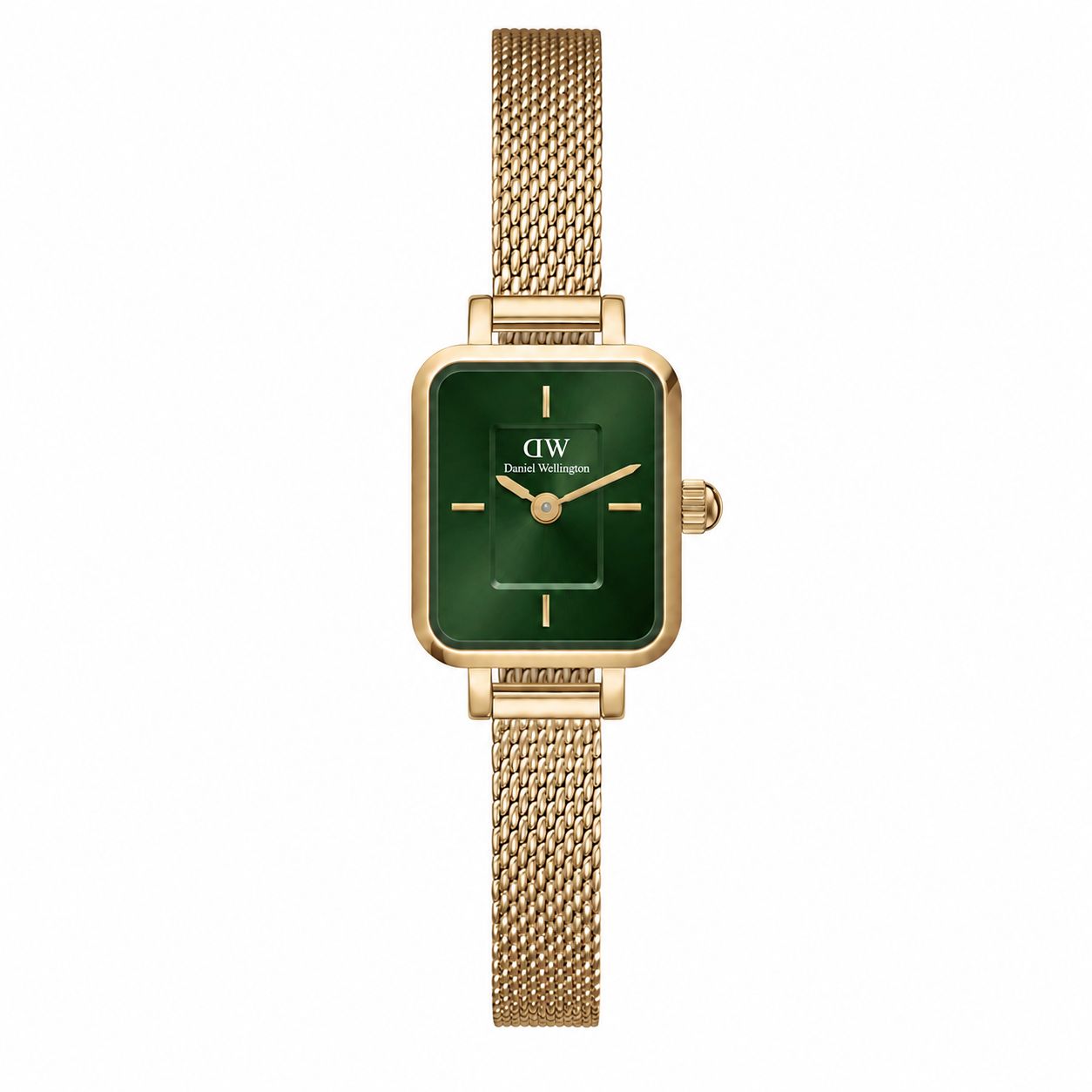 【ギフト対応可】ダニエルウェリントン DANIEL WELLINGTON 腕時計 Quadro Mini Evergold Emerald レディース エメラルド 日本製クオーツ 人気 ブランド おしゃれ 誕生日 記念 プレゼント ギフト 送料無料