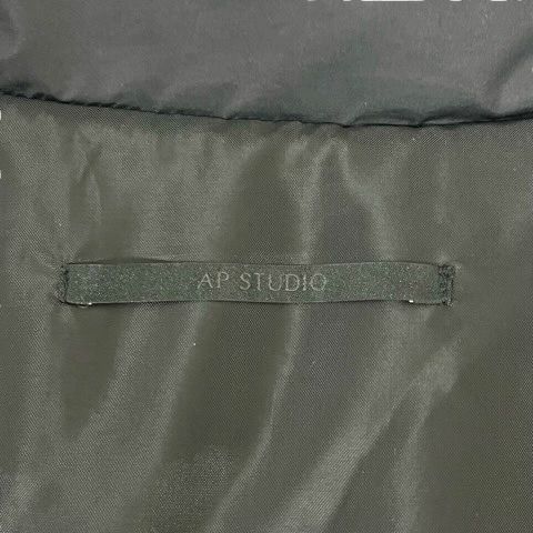 エーピーストゥディオ AP STUDIO ダウンベスト ジップアップ フェザー