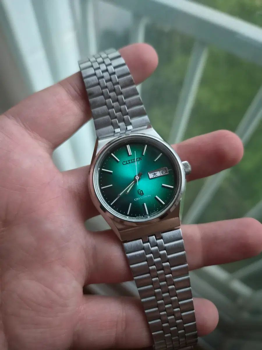 1978s CITIZEN シチズン クライストロン 超レアダイアル ヴィンテージ 腕時計