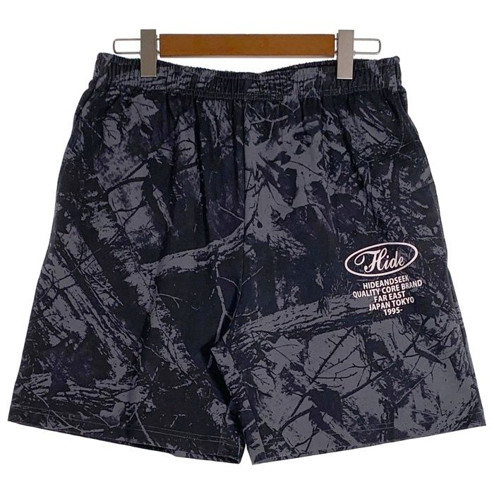 Hide and Seek ハイドアンドシーク Camo Short カモショーツ リアルツリー コットン ショートパンツ ブラック HP-050726 Size L 7,029円