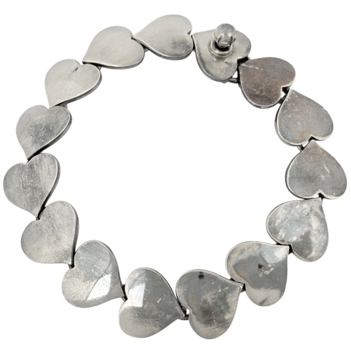 ジョージジェンセン Georg Jensen ブレスレット ハート シルバー925 シルバー レディース 【中古】