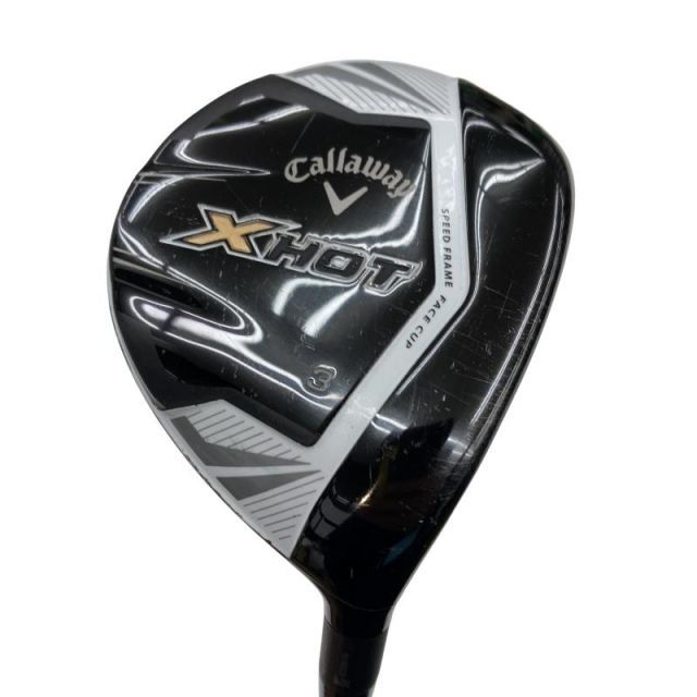 【中古】 キャロウェイ X HOT 3W フェアウェイウッド FW X HOT 60W(フェアウェイウッド) (フレックスS) メンズ 男性用 右利き 右用 Cランク ゴルフクラブ