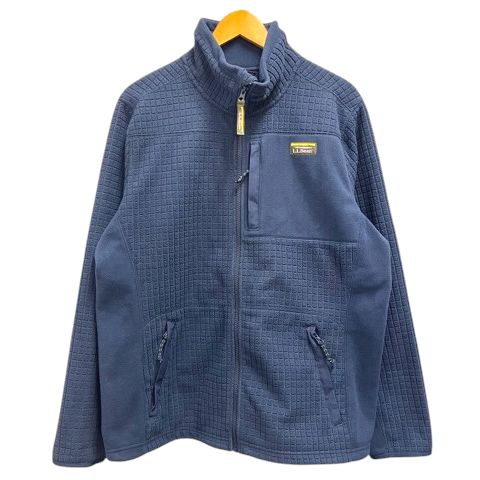 エルエルビーン L.L.BEAN ブルゾン フリース ジャケット ジップアップ 508982 上着 ロゴ 長袖 L 紺 ネイビー