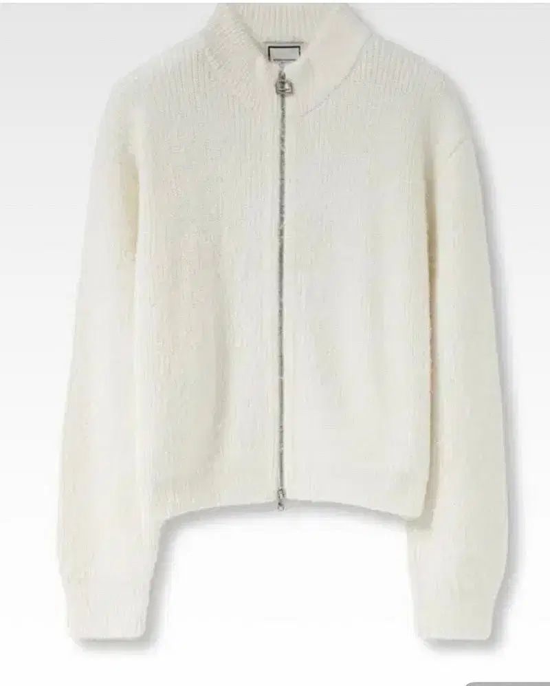 (新品) 24FW ウーヨンミ ハイネック ジップアップ ニット ジャケット 48