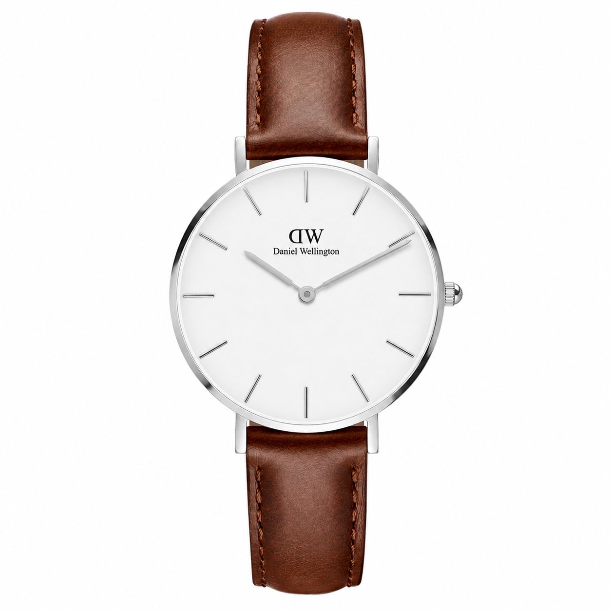 【ギフト対応可】ダニエルウェリントン DANIEL WELLINGTON 腕時計 Classic Petite St Mawes 32mm シルバー ホワイト ブラウン クオーツ アナログ おしゃれ 人気 ブランド 誕生日 記念 プレゼント ギフト 送料無料