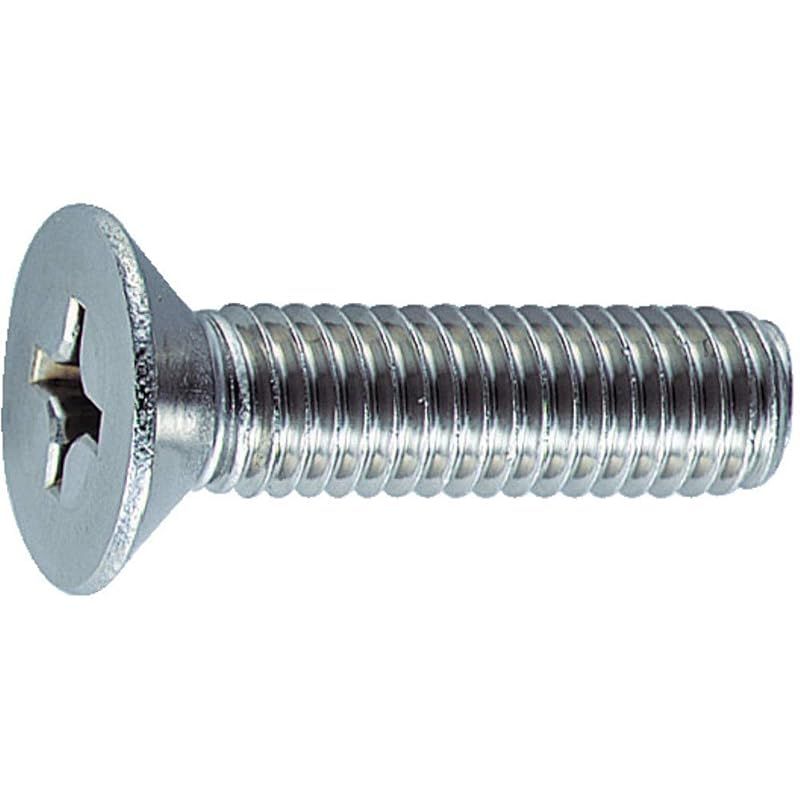 TRUSCO(トラスコ) 皿頭小ネジ ステンレス 全ネジ M5×25 45本入 B06-0525 x 10パック【ケース販売】 0