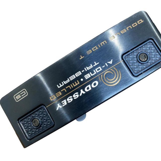 【中古】 オデッセイ Ai-ONE・MILLED TRI-BEAM DOUBLE WIDE T CS 34インチ パター PT STROKE LAB 90 スチール (フレックスその他) メンズ 男性用 右利き 右用 Cランク ゴルフクラブ