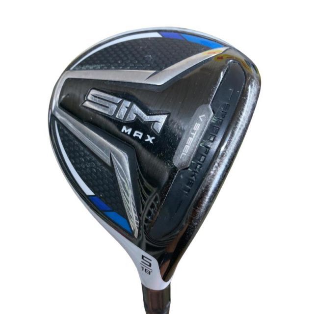 【中古】 テーラーメイド SIM MAX 5W フェアウェイウッド FW TENSEI BLUE TM50(FW) (フレックスS) メンズ 男性用 右利き 右用 Cランク ゴルフクラブ