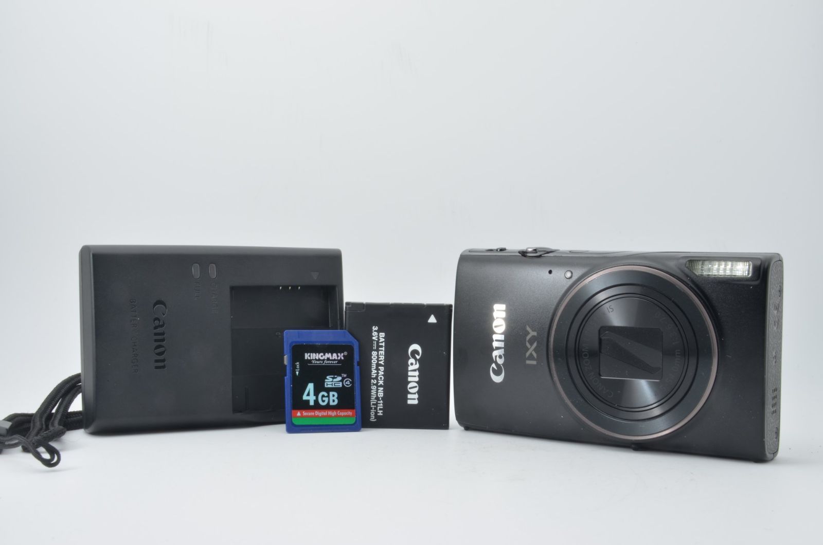 ★良品★ キヤノン CANON IXY 650 ブラック コンパクトデジタルカメラ B4476 #27903