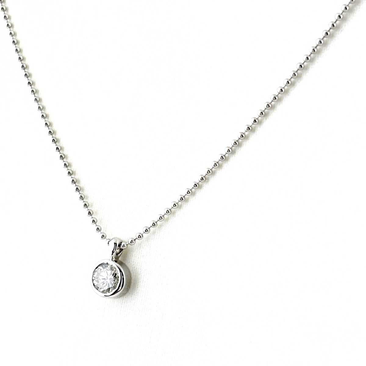 ダイヤモンド プラチナ ペンダント ネックレス Pt850 ダイヤモンド レディース 【中古】