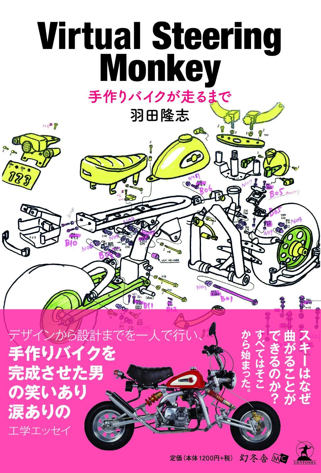 Virtual Steering Monkey 手作りバイクが走るまで