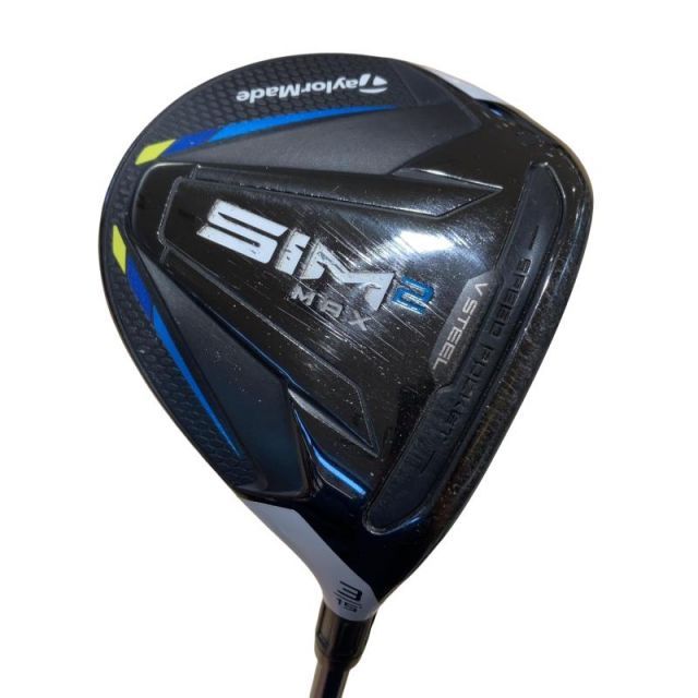 【中古】 テーラーメイド SIM2 MAX 3W フェアウェイウッド FW TENSEI BLUE TM50(SIM2 FW) (フレックスSR) メンズ 男性用 右利き 右用 Cランク ゴルフクラブ