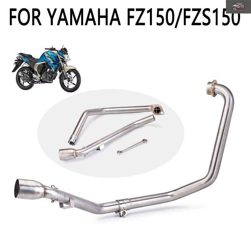 ヤマハ FZ150 FZS150 オートバイ用エキゾーストシステム ステンレス製フロントリンクパイプ 51mm インターフェース エスケープレーシングラ