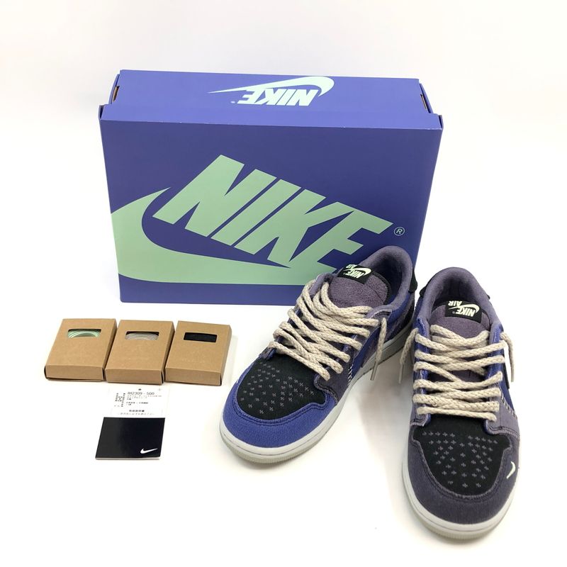【中古品】NIKE ナイキ × ZION WILLIAMSON ザイオン・ウィリアムソン AIR JORDAN 1 LOW OG IH2309-500 エアジョーダン1 ロー OG スニーカー シューズ 靴【160-260806-hn-03-fur】