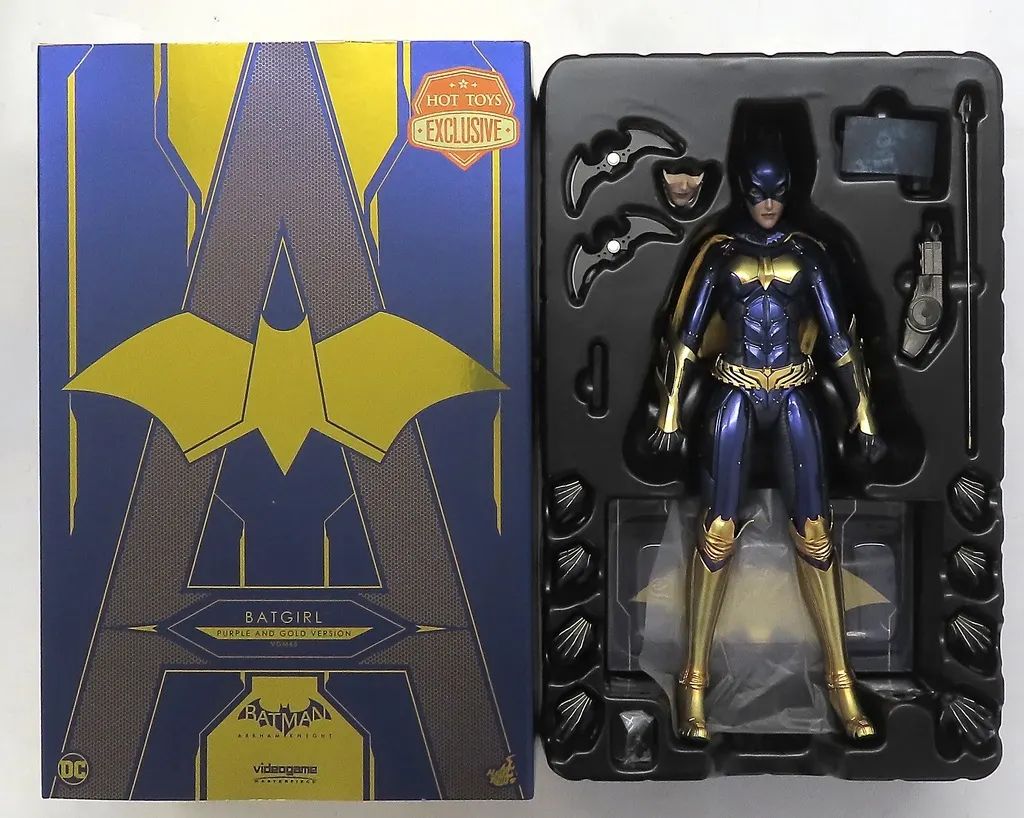 【中古】フィギュア バットガール(パープル＆ゴールド版) 「バットマン：アーカム・ナイト」 ビデオゲーム・マスターピース 1/6 アクションフィギュア