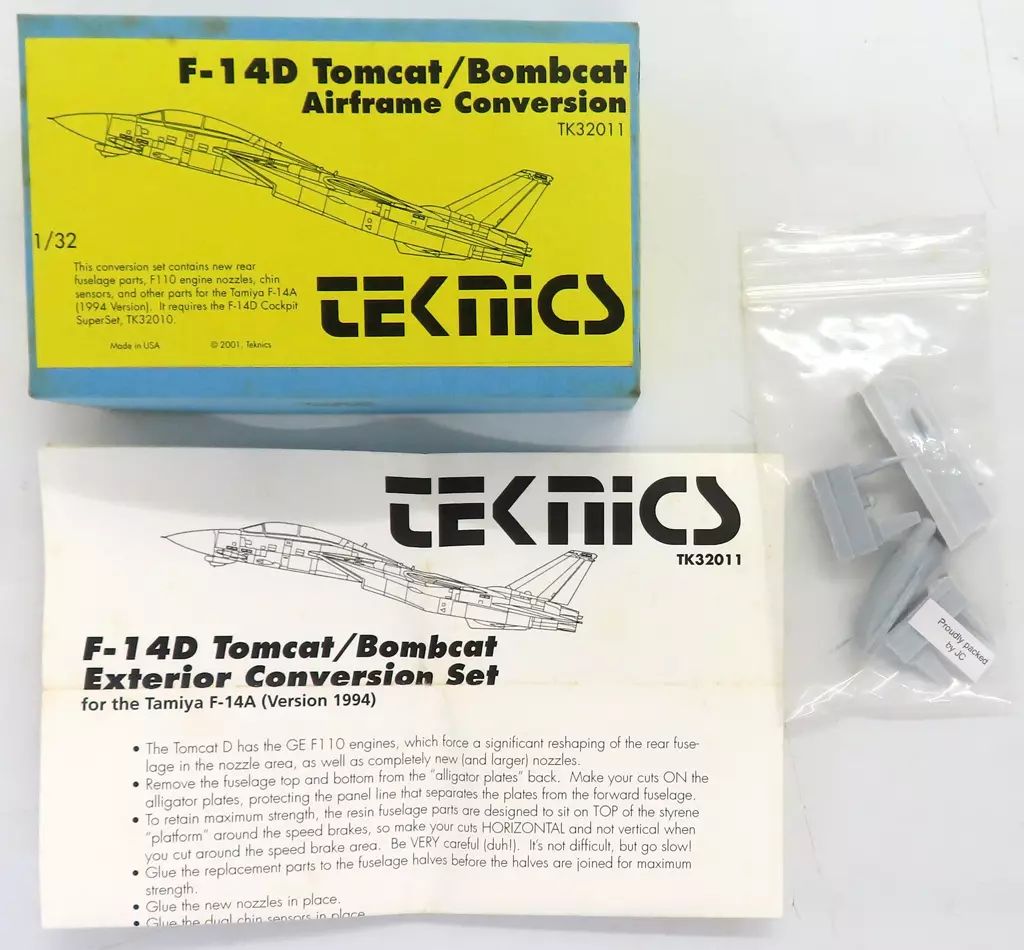 【中古】プラモデル 1/32 F-14D Tomcat / Bombcat Airframe Conversion ディティールアップパーツ [TK32011] 8,750円
