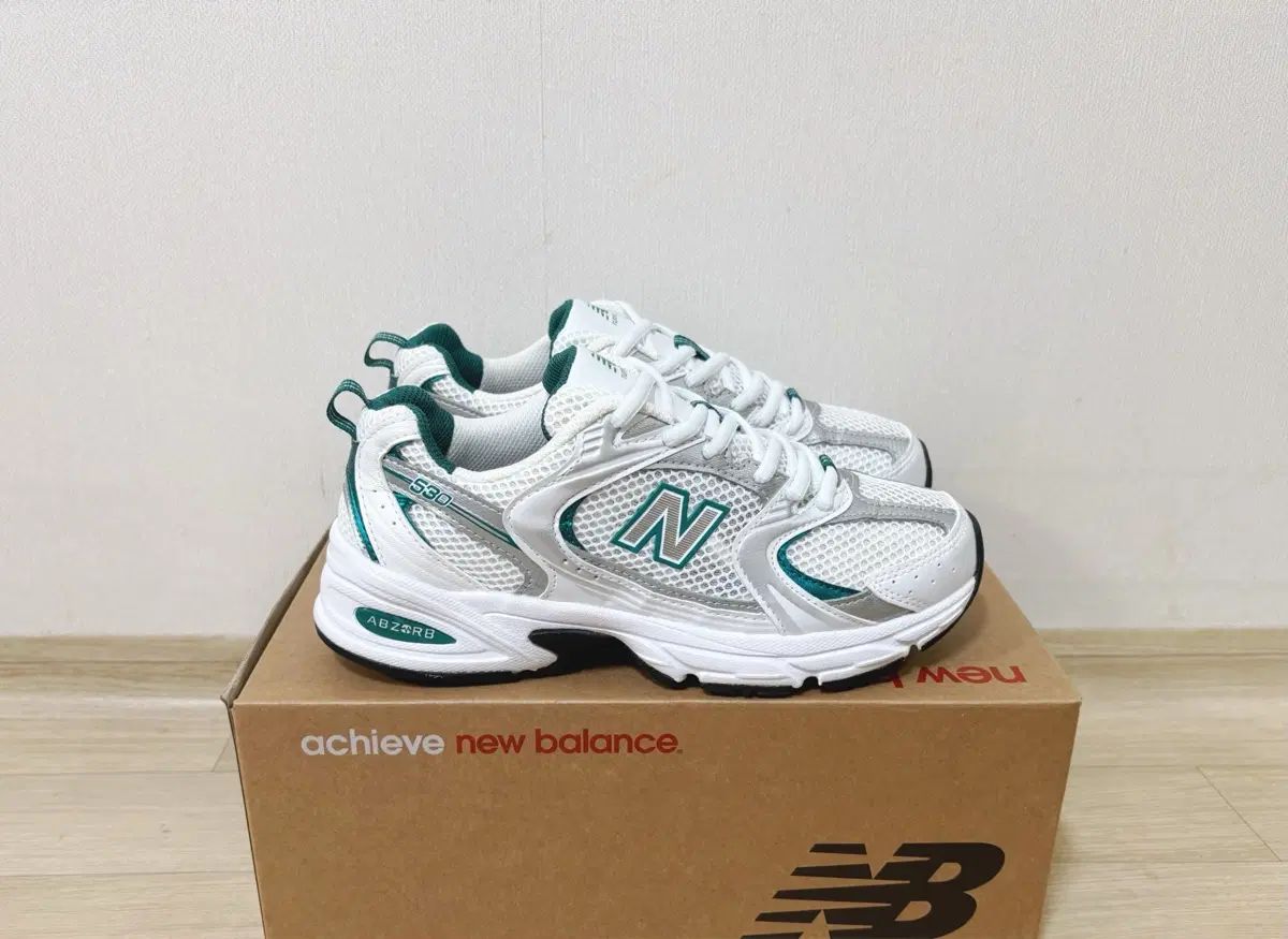 230 ニューバランス 530 白 ミント スニーカー