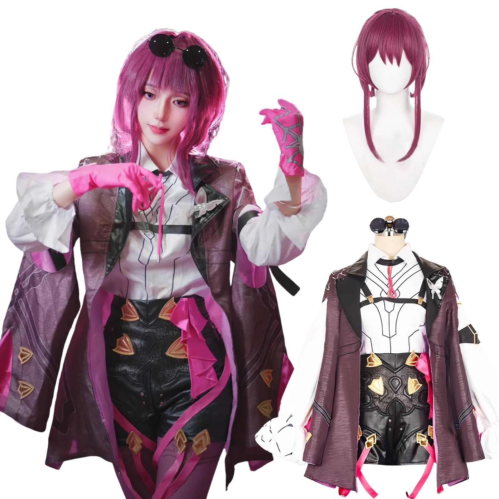 [乃宇撮] 崩壊 スターレイル コスプレ カフカ コスプレ衣装 スタレ コスプレ アニメ ハロウィン 文化祭 パーティー 大人用 仮装 崩壊スターレイル (カフカ、S)