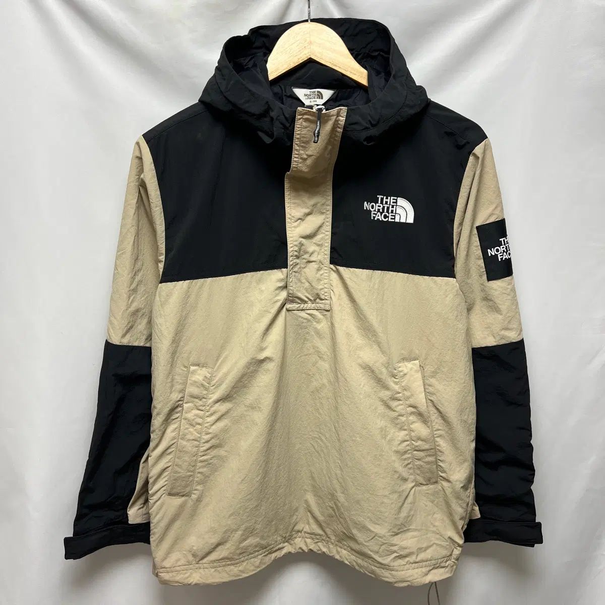 正規品/S THE NORTH FACE ザノースフェイス ホワイトレーベル ベージュ ウィンドブレーカー Anorak（アノラック）