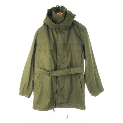 ozkn presov M-65 체코슬로바키아 아미 재킷 코트 후디 (벨트 포함) 밀리터리 그린 카키/CK1 ■GY18