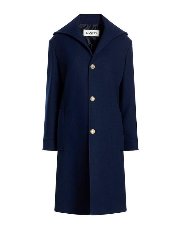 ランバン レディース アウター コート LANVIN コート Midnight Blue ブルー