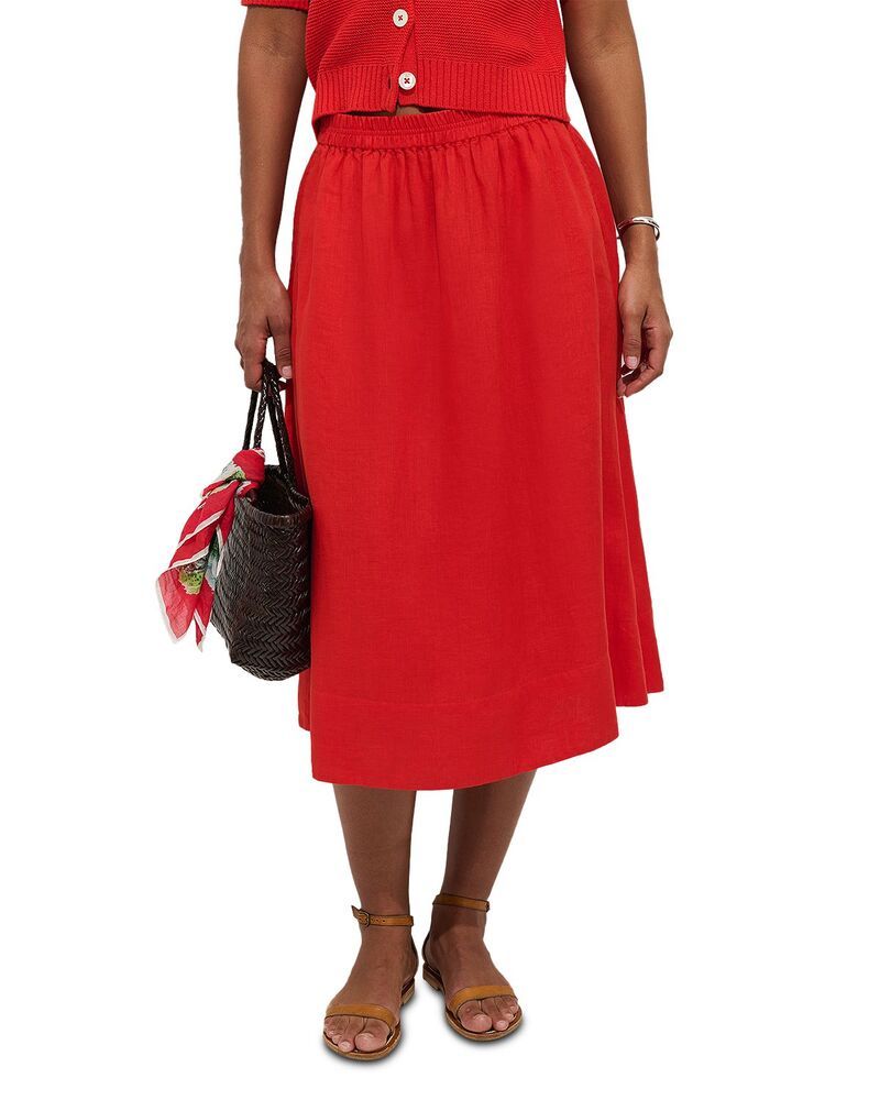 アレックスミル レディース ボトムスカート リネン Alex Mill Maddie Linen Skirt Chili