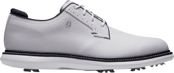 フットジョイ メンズ シューズ スニーカー FootJoy Mens Traditions Blucher Golf Shoes Previouseason WhiteWhiteNavy ホワイト