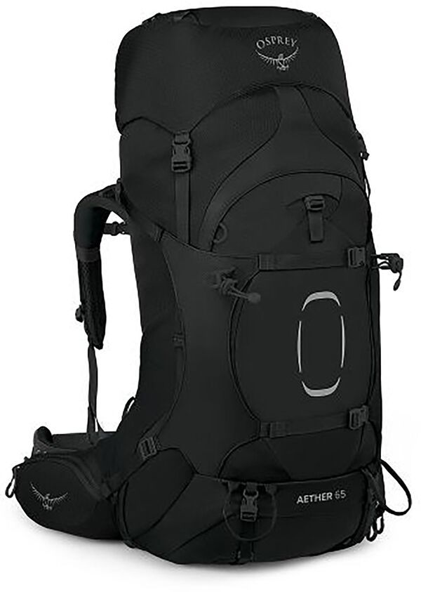 オスプレー メンズ バッグ バックパック・リュックサック Osprey Aether Extended Fit 65L Pack Black ブラック
