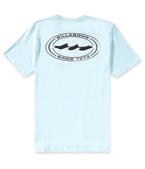 ビラボン メンズ トップス シャツ Billabong Ripple Short Sleeve TShirt Coastal Blue ブルー