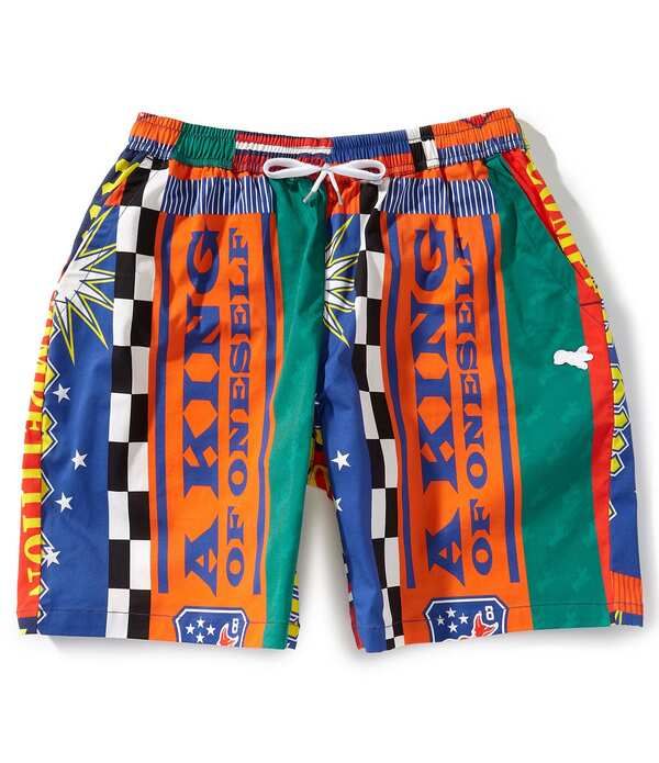 アクー メンズ ボトムス ハーフパンツ・ショーツ ショートパンツ AKOO Games Adjustable Waist 8 Inseam Twill Shorts Multi マルチカラー