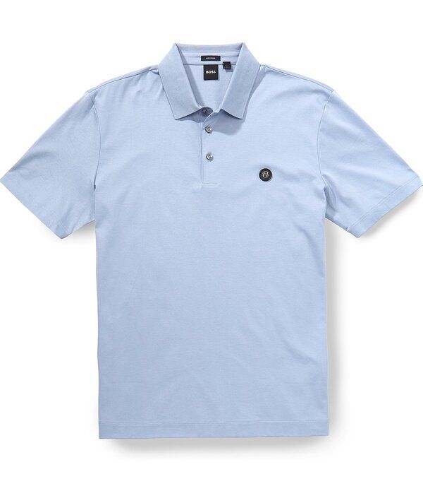 ヒューゴボス メンズ トップス シャツ Hugo Boss CParrishort Sleeve Polo Shirt Purple パープル
